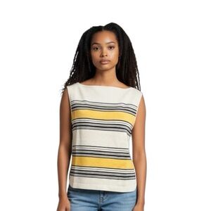 St. John stripped Corp core business casual sweater vest